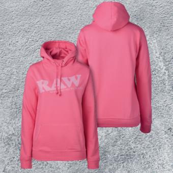 RAW Girl Hoodie College Style Pink 